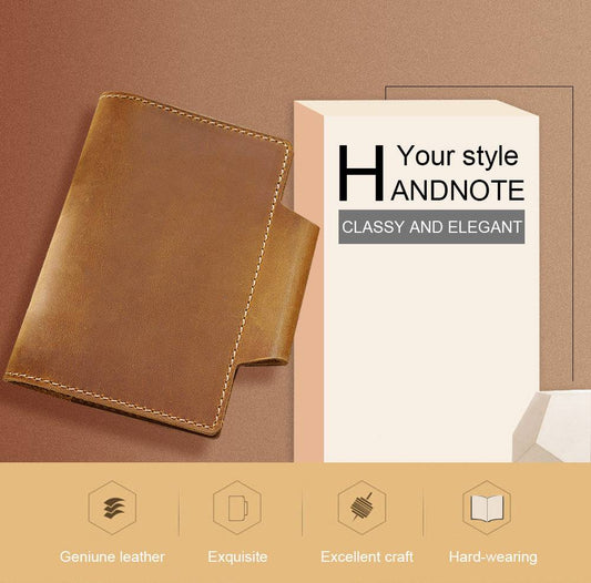 Leather Cover Travel Notebook