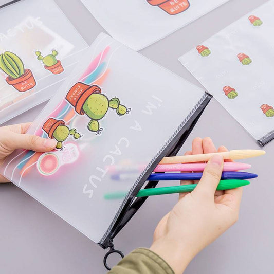 Cactus pencil case