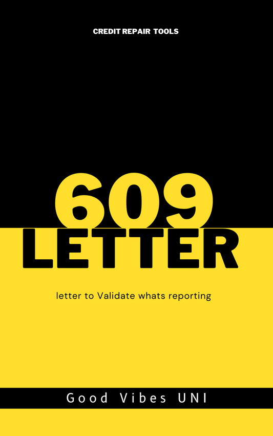 a yellow and black book cover with the words,'609 letter '