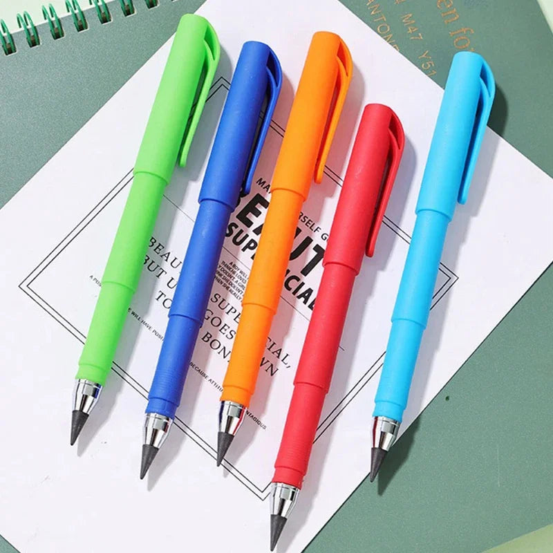 Eternal Pencil Infinite Book | 1 Pen with 12 Color HB Replacement Set | Student Drawing Art Supplies