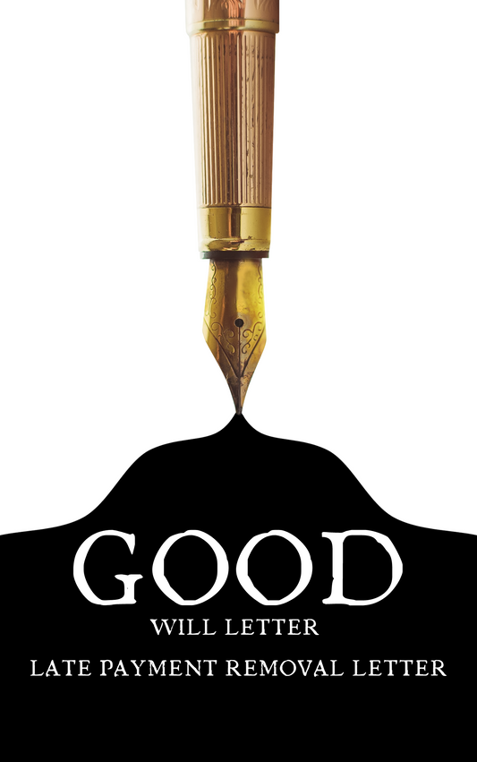 Goodwill letter (late payment deletion)