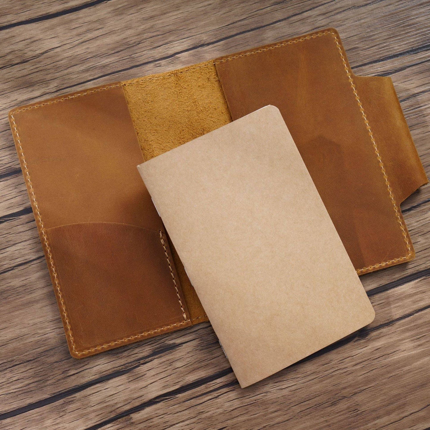 Leather  Cover Travel Notebook