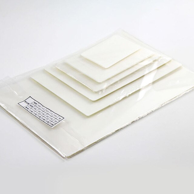 Transparent photo menu laminator sheets