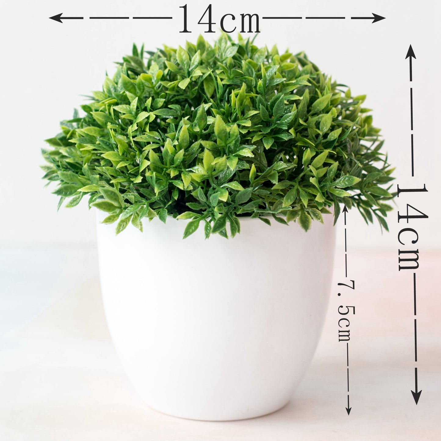 Small Tree Simulation Fake Plant Pot (BEST for Desk/Classroom Decoration)