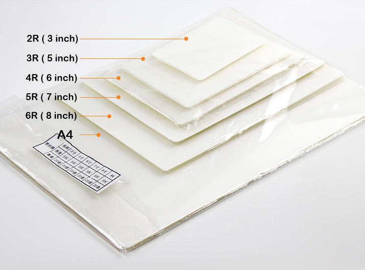 Transparent photo menu laminator sheets