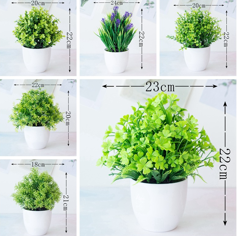 Small Tree Simulation Fake Plant Pot (BEST for Desk/Classroom Decoration)