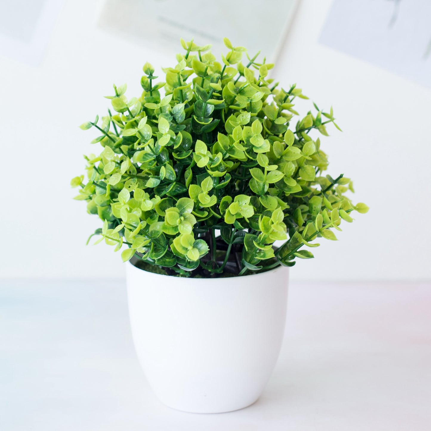 Small Tree Simulation Fake Plant Pot (BEST for Desk/Classroom Decoration)