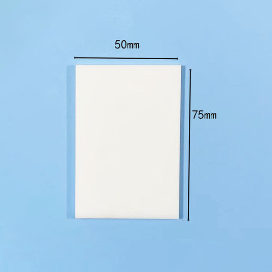 Transparent Sticky Notes 50 Sheets Waterproof See-Through Stickers