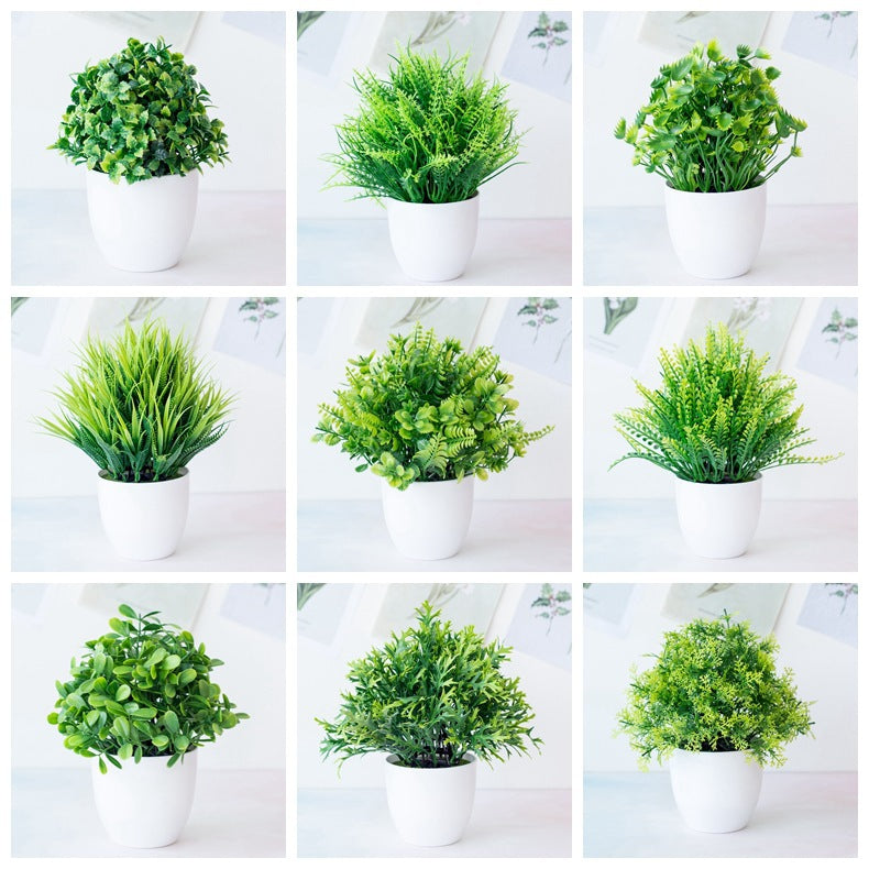 Small Tree Simulation Fake Plant Pot (BEST for Desk/Classroom Decoration)